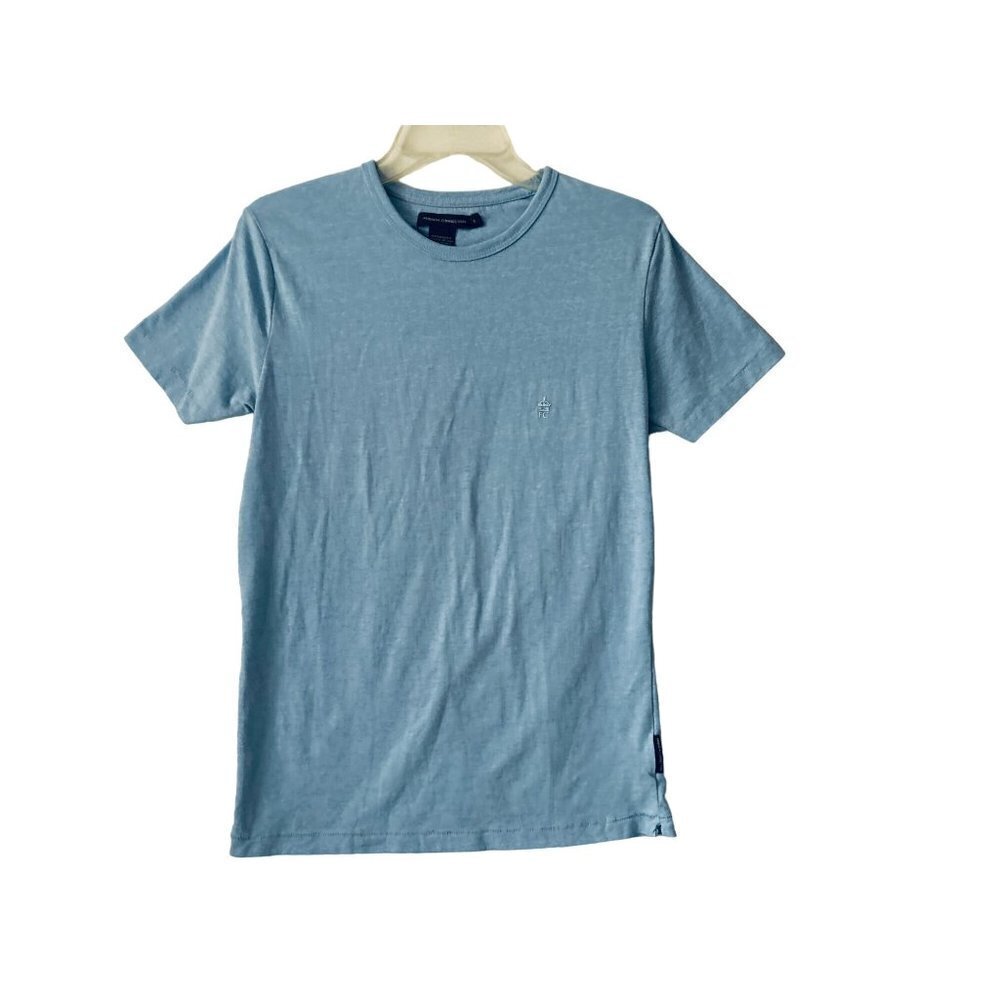 Women's Small French Connection Pale Blue Cotton t-shirt